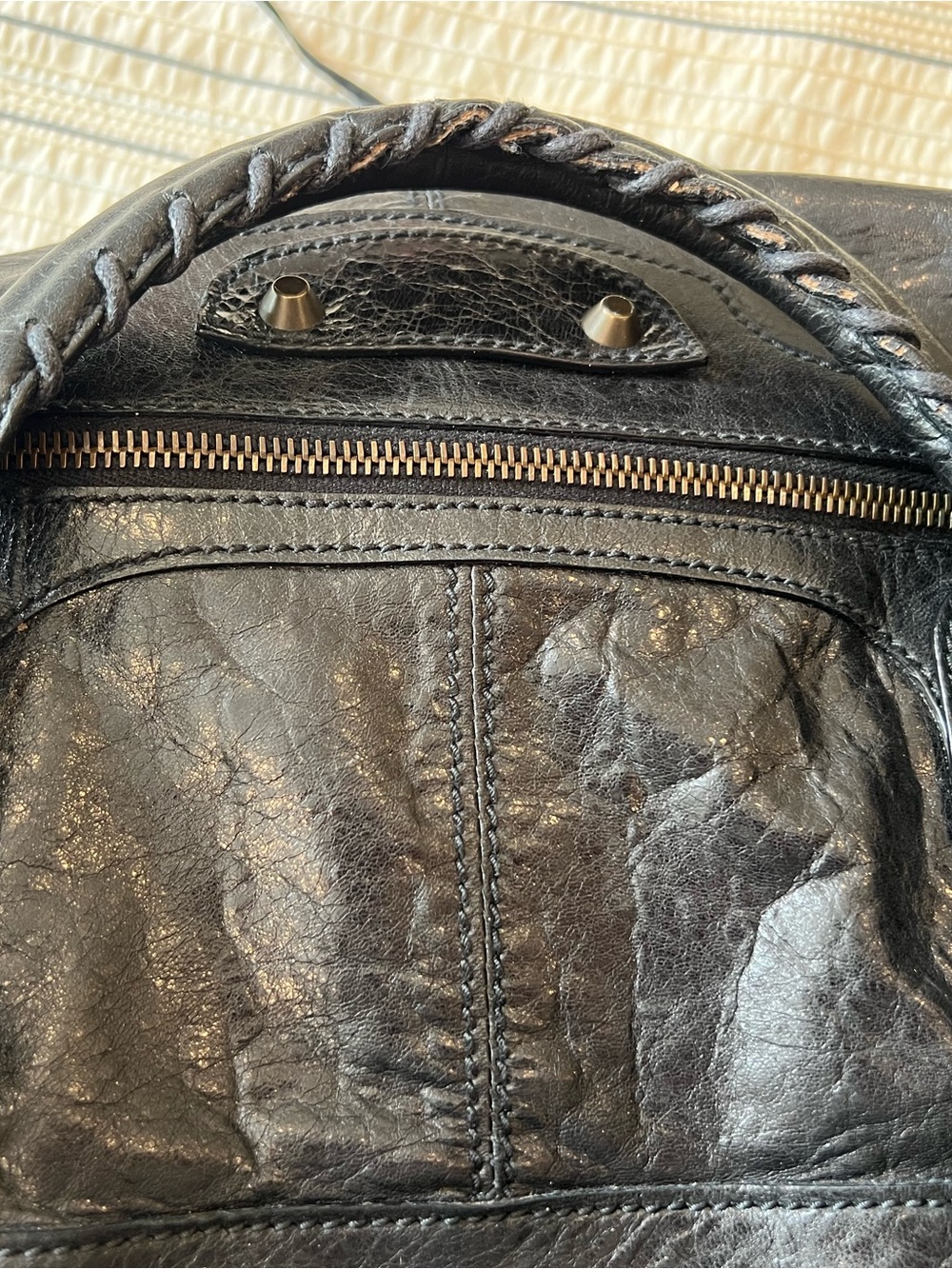 Balenciaga Black Weekender Bag RARE! - Picture 7 of 15